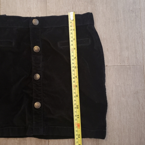 George Girls Black Button Down Skirt - Picture 7 of 9